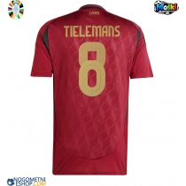 Moški Nogometni dresi Belgija Youri Tielemans #8 Domači EP 2024 Kratek Rokav